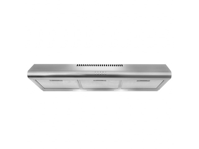 36 in. Delta Coll Ducted Under Cabinet Range Hood, Mesh Filters, Stainless COS-5MU36 Reusable Filters, LED Lighting, Push Button Controls, 3 Fan...