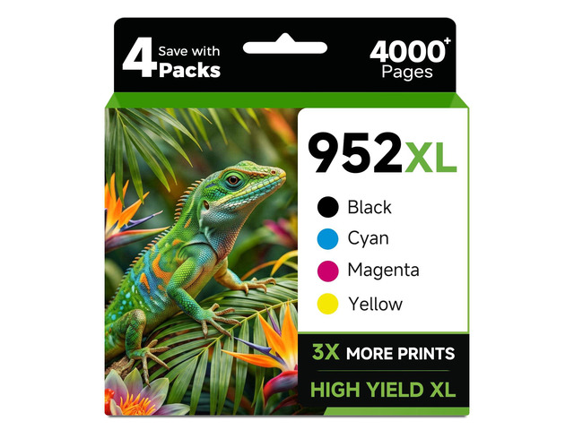 952XL Ink Cartridges Combo Pack Latest Chip Compatible Replacement for HP 952 Ink Cartridges 952 XL HP952XL 8710 7740 8720 8715 Printer for...