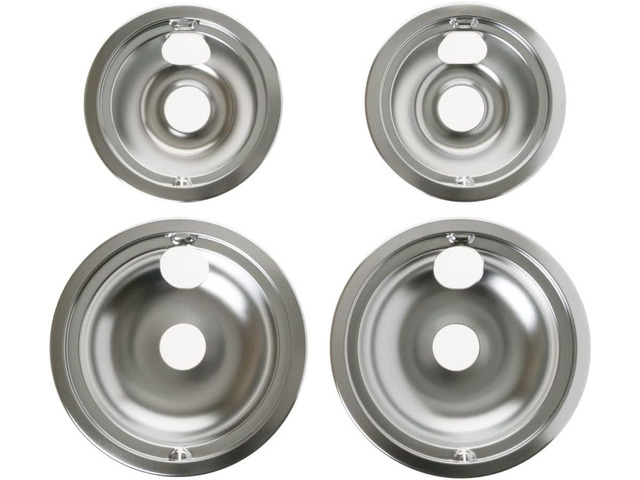 Appliances Ran/Stove/Oven Drip Pan Set, Appliances Manufactured OEM Part, 68C 4 Count (Pack of 8)