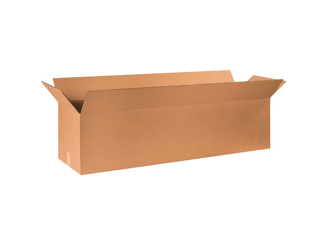 481212 Long Corrugated Cardboard Box 48' L x 12' W x 12' H, Kraft, For Shipping, Packing and Moving (Pack of 10)