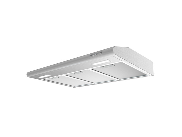 Under Cabinet Range Hood 30 inch Vent Hood for Kitchen with 3 Speed Exhaust Fan, Ducted and Ductless Convertible, Stainless Steel