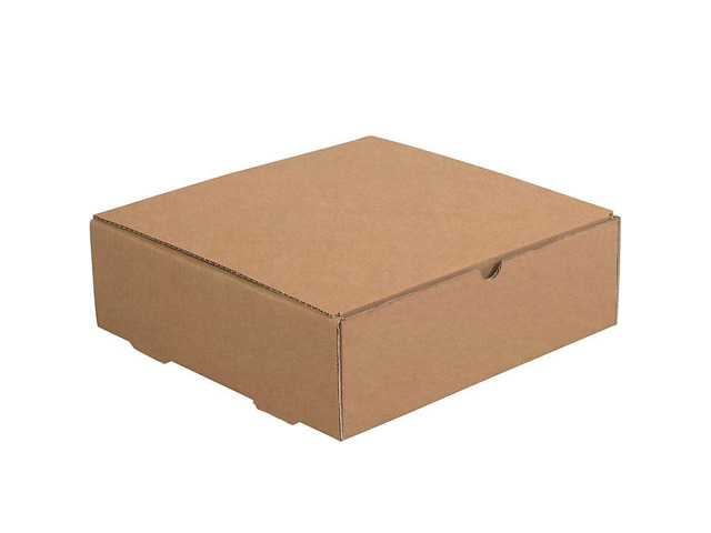 Aviditi Brown Kraft Literature Mailing Boxes, 10 x 10 x 4 Inches, Pack of 50, Crush-Proof, for Shipping, Mailing and Storing