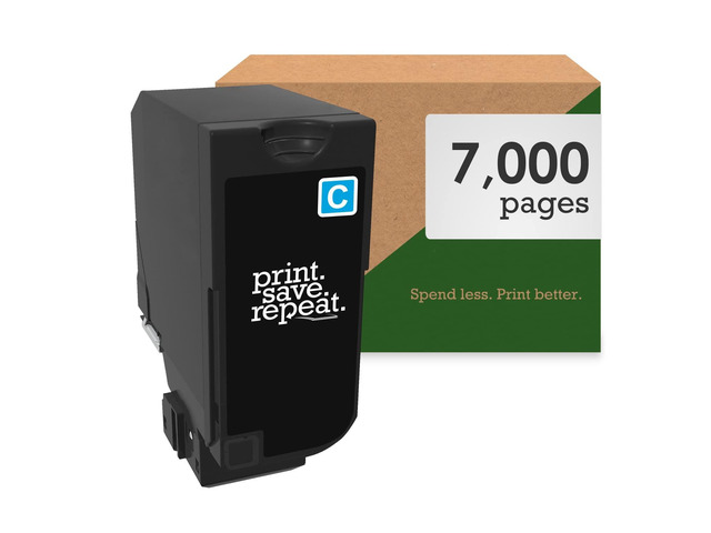 Lexmark 74C1SC0 Cyan Toner Cartridge for CS720, CS725, CX725 Laser Printer [7,000 Pages]
