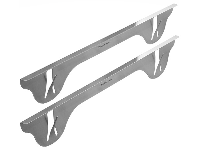 Stove Gap Covers, 25.4', 316 Stainless Steel Oven Side Gap Filler, Range Trim Kit, Guard Between Stove Top & Counter