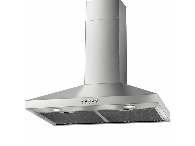 Range Hood 30inch Wall Mount - Ducted/Ductless Convertible Stainless Steel Kitchen Vent Hood, Chimney Stove Hood with 3-Speed Exhaust Fan, 2 LED...