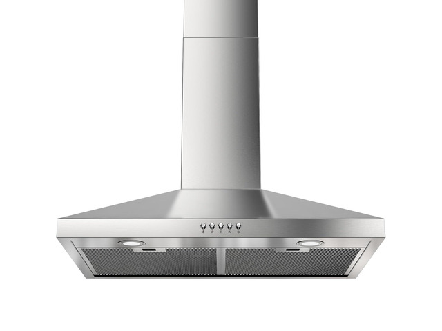 Range Hood 30inch Wall Mount - Ducted/Ductless Convertible Stainless Steel Kitchen Vent Hood, Chimney Stove Hood with 3-Speed Exhaust Fan, 2 LED...