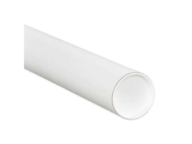 AVIDITI Cardboard Tubes with Caps, 20'L x 2'W x 2'H, Pack of 50 Poster Tube for Mailing and Storage of Blueprints, Artwork, Crafts, Long Art...