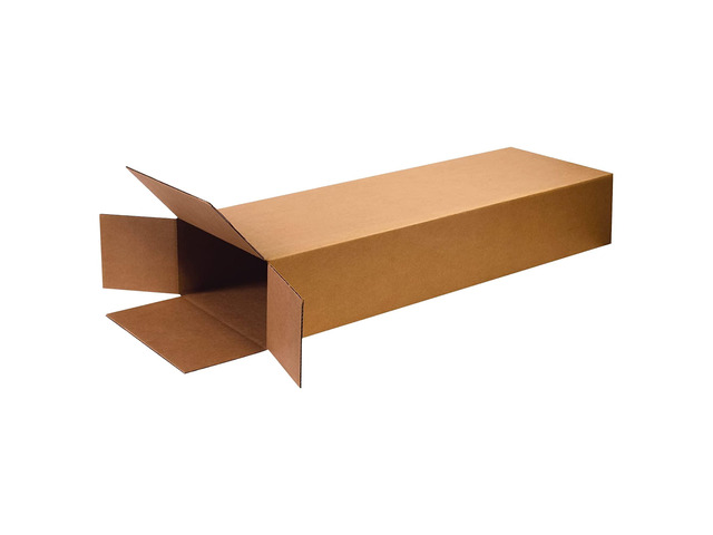 18x6x45 Corrugated Cardboard Boxes, 18'L x 6'W x 45'H, Pack of 5 Shipping, Packaging, Moving, Storage Box for Business, Strong Wholesale Bulk...