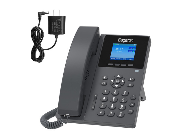T52P IP Phone,Office Phones Voip,2.4' Color Display, 2 SIP Accounts Business VoIP Phone, HD Voice,PoE Supported, Compatible with IPPBX & VoIP...