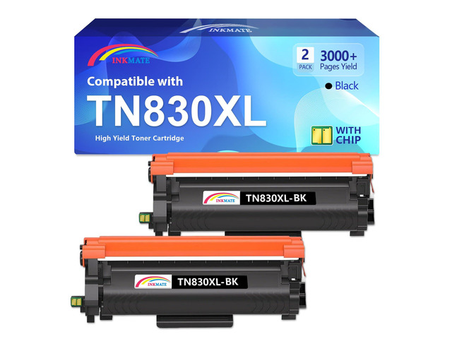 TN830XL Black High Yield Toner Cartridge Replacement for Brother TN830 TN830XL/V/R Compatible with DCP-L2640DW HL-L2400D HL-L2405W HL-L2460DW...