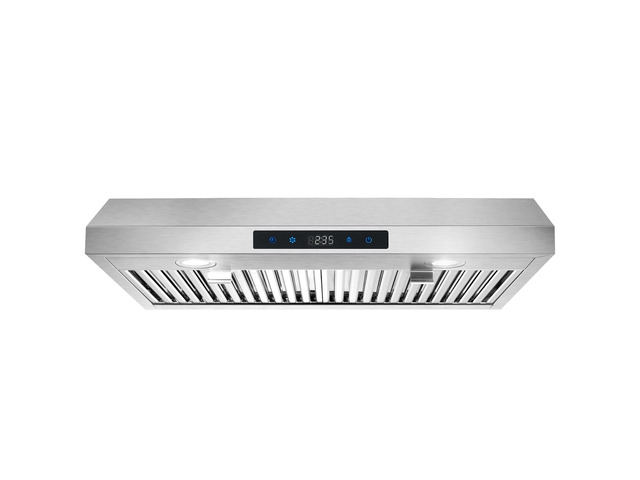 Range Hood 30 Inch Under Cabinet,Ductless Range Hoods with Touch Control,3-Venting Kitchen hood,Stainless Steel Vent Hood,Under Cabinet Range Hood...