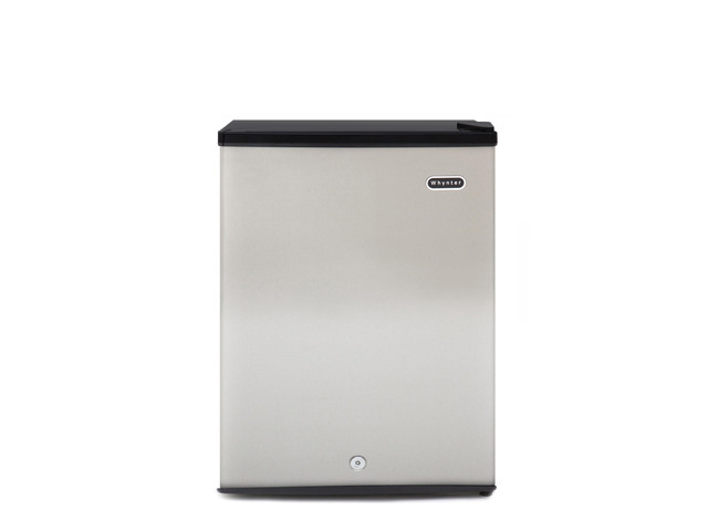 Upright Freezer with Lock, 2.1 Cu. Ft. Small Freezer Mini Freezer for Bedrooms, Dorms, Garages, Offices CUF-210SS, Stainless Steel Energy Star