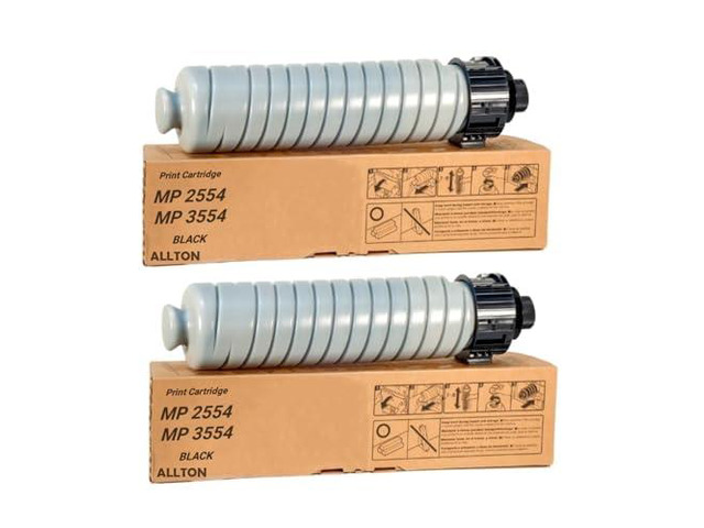 MP2554 MP3554 Black Toner Cartridge Replacement for Ricoh MP2554 MP2555 MP3054 MP3055 MP4054 MP4055 MP3554 MP3555 MP5054 MP5055 MP6054 MP6055...