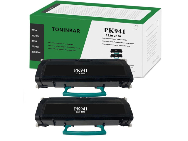 2330dn Toner Cartridge 2330 2350dn Toner for 2350 2350D 2330D 2 Pack, Replacement for Dell PK941 2350dn 2350 2330 Toner, for 2350dn 2330dn 2330d...
