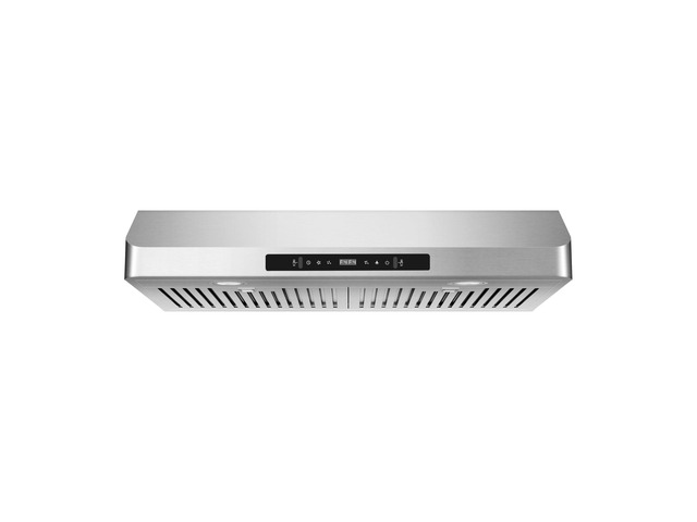 30inch Under Cabinet Range Hood, 900CFM Stainless Steel Vent Hood Two Powerful Motors, Gesture & Touch Control, Permanent Filters, Top/Rear...