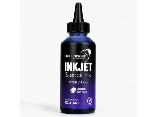 Tattoo Stencil Ink Refill for EcoTank Inkjet Printer, 100ml Smudge-Proof Stencil Printer Ink for Professional Tattoo Template, Clog-Free & Vegan...