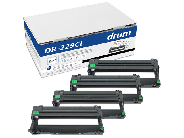 DR229CL Drum Unit Compatible Replacement for Brother DR229CL Drum, DR-229 DR-229CL Black Use with HL-L3300CDW HL-L3280CDW HL-L3220CDW MFC-L3720CDW...