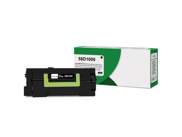 58D1000 Black Toner Cartridge Compatible for Lexmark 58D1000 Toner High Yield with New Chip Replacement for Lexmark MS725 MS823 MS824 MS825 MS826...