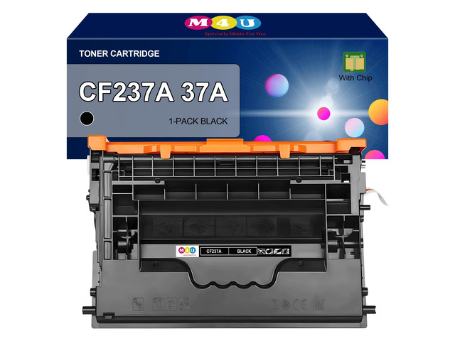 37A Toner Cartridges Black CF237A for Enterprise M607n M608dn M609 M608n M607dn M608x M609x MFP M632 M631 M631h M633fh Printer (Black, 1 Pack)