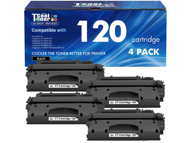 120 Black Toner Cartridge for Canon D1120 D1550 CRG-120 CRG120 High Yield Compatible for Canon ImageCLASS D1120 D1550 D1150 D1320 D1350 D1520...