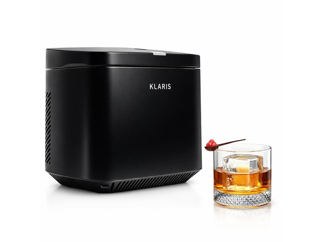 Clear Ice Maker, 2 Large 2-Inch Ice Cubes for Whiskey & Cocktails Mini Clear Ice Cube Maker, 2 Large 2-Inch Crystal Clear Ice Cubes, Slow...