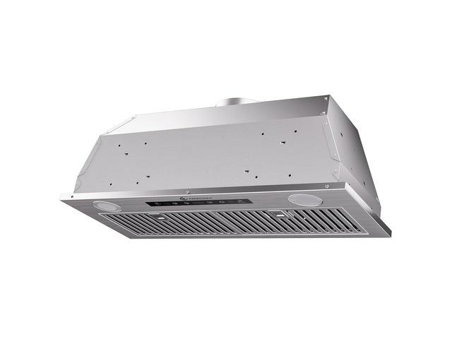 30 Inch Range Hood Insert 1000 CFM Built-in Kitchen Vent Hood Stainless Steel Ducted/Ductless Convertible, 3-Speed Touch Control with LED Lights...