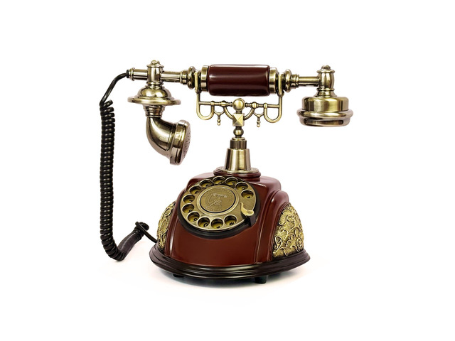 Retro Phone, Corded Landline Phone, Decorative Vintage Telephone, Classic Antique Old Fashion Telephones for Home & Office Decor Gift