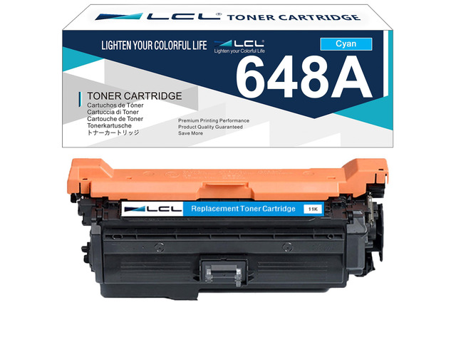 648A Cyan Toner Cartridge Replacement for HP 648A CE261A Toner for LaserJet CP4000 CP4500 CP4025 CP4025dn CP4025n CP4525 CP4525dn CP4525n CP4525xh...
