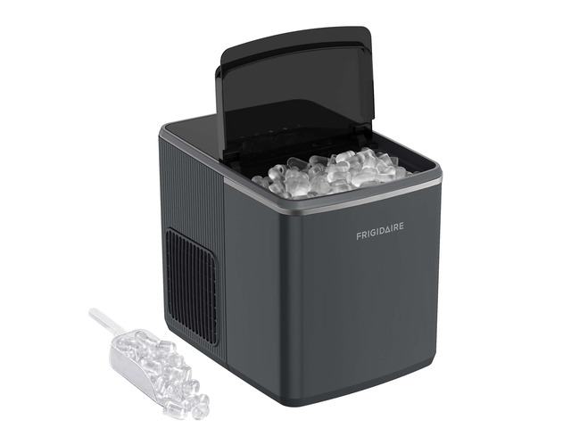 Countertop Ice Maker, 26 lbs per Day Fast Bullet Ice Making Machine with Touch Display, 9 Pieces in 715 Minutes, Portable Ice Machine for Home...