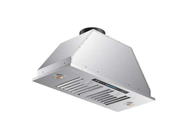 30 inch Insert Range Hood, Ducted/Ductless Convertible Duct Vent Hood Low Noise Stainless Steel Kitchen Hood with 4 Speed Gesture Sensing & Touch...