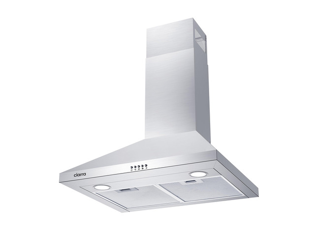 Range Hood 30 inch Wall Mount 550CFM Ducted Ductless Stove Vent Hood with 2 LED Light for Kitchen, Stainless Steel, Push Button, Easy to Install,...