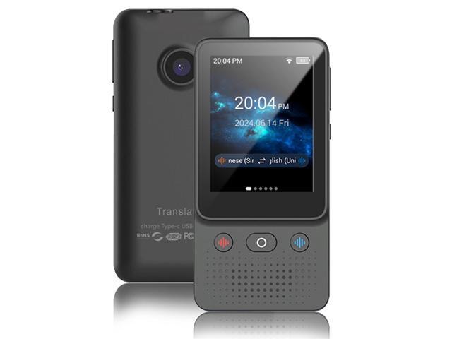 AI Language Translator Device, 8GB Voice Instant Two Way 138 Language Translator, 2.8 Inch Touchscreen, Offline/Recording/Photo Translation for...