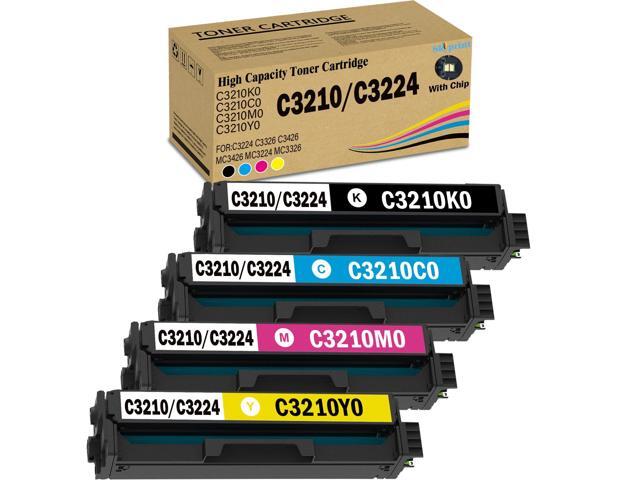 C3224 C3326 Toner Cartridge High Yield Compatible Lexmark C3210K0 C3210C0 C3210M0 C3210Y0 Use for Lexmark C3224 MC3224 MC3326 C3326 MC3426 C3426...