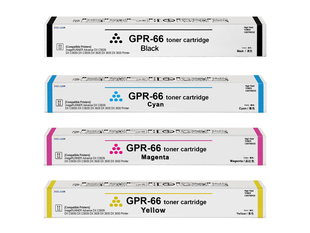 GPR-66 Toner Compatible for Canon DX C3926i C3930i C3935i Replacement for Canon GPR66 Toner Compatible with Canon imageRUNNER Advance DX C3926i...