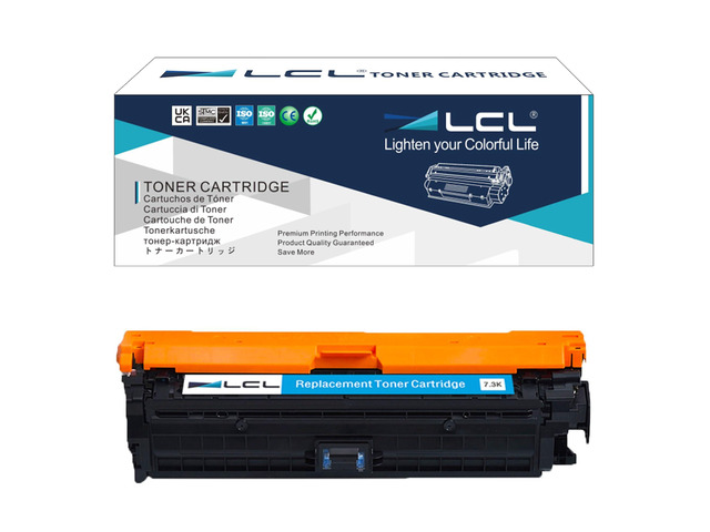 Remanufactured 307A Cyan Toner Cartridge Replacement for HP 307A CE741A for Color LaserJet CP5225 CP5225n CP5225dn Printer (1-Pack)