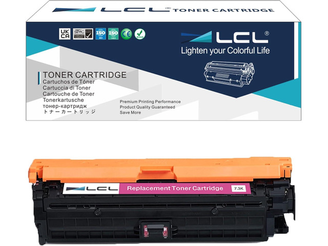 Remanufactured 307A Magenta Toner Cartridge Replacement for HP 307A CE743A for Color LaserJet CP5225 CP5225n CP5225dn Printer (1-Pack)