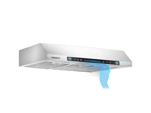 36 Inch(900mm) Under Cabinet Range Hood, 700 CFM Kitchen Vent Hood with Touch & Gesture Control, 3-Speed Quiet Operation, Stainless Steel with LED...
