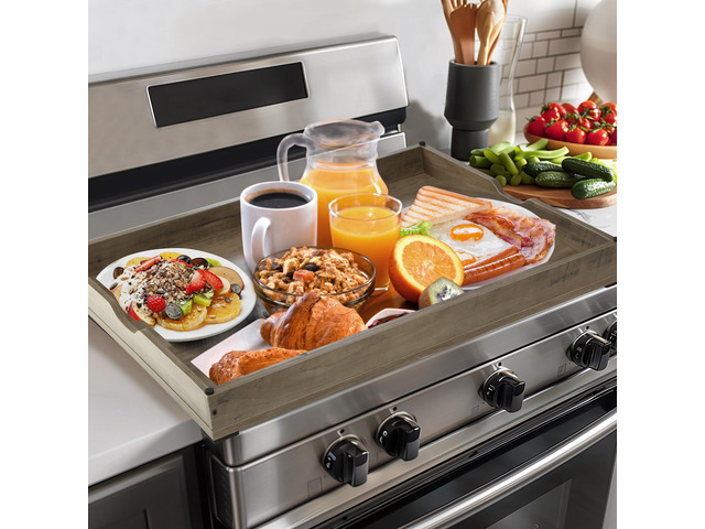 Noodle Board Stove Covers for Gas Burners, 30'L x 22'W x 2.5'Th Heavyweight Stove Top Covers for Electric Stove, Buil-in Handles, RV Stove Cover,...