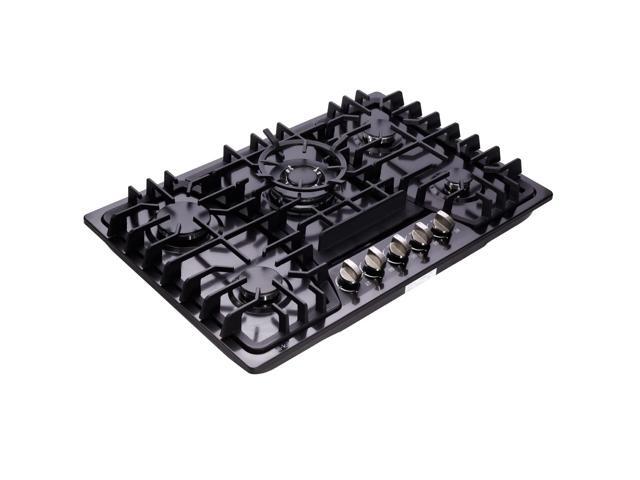 30 Inch Gas Cooktop Dual Fuel Sealed 5 Burners Stainless Steel Gas Cooktop Gas Hob DK257-A03B Gas Cooker
