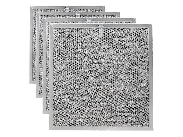 BPQTF Charcoal QT20000 Series Range Hoods, Carbon Air Filter, 1 Count, Grey (Pack of 4)
