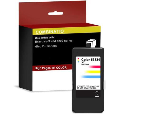 Compatible for Primera 53334 XXLink cartridges High Yield Tri-Color Ink Cartridge for Bravo SE-3, 4200