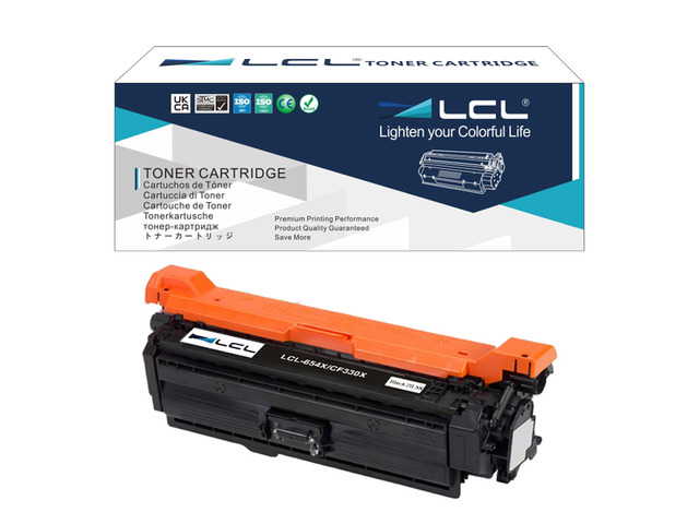 Remanufactured Toner Cartridge Replacement for HP 654X CF330X M651 M651dn M651n M651xh (1-Pack Black)