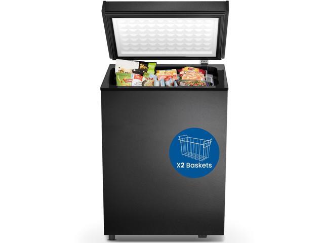 Chest Freezer 3.0 Cubic Feet Compact Freezer with 2 Removable Baskets, Free Standing Top open Door Deep Freezer, Adjustable Temperature for Home...