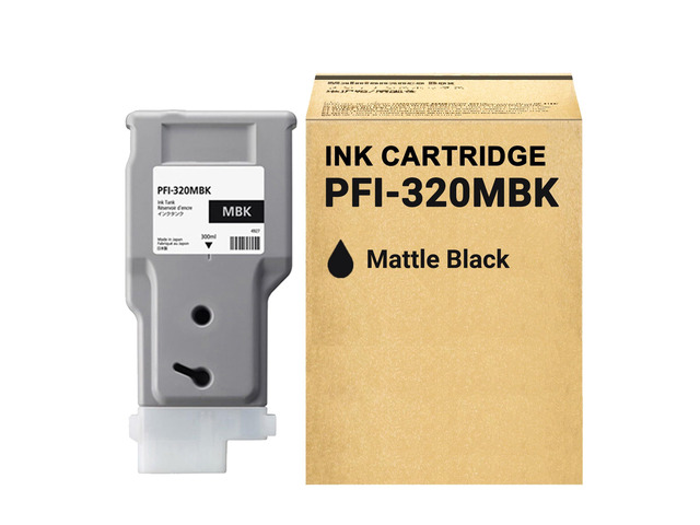 Compatible PFI-320 PFI-320MBK Matte High Yield 300-ml Ink Cartridge (2889C001AA) Replacement for Canon PFI-320MBK ImagePROGRAF GP-200 GP-300 TM-200...