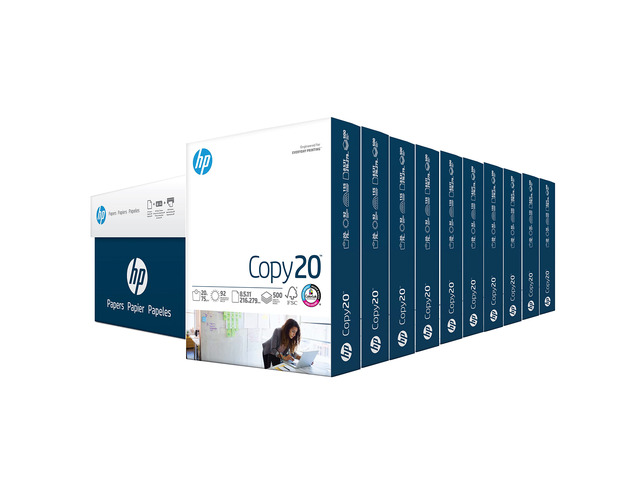 8.5 x 11 Paper Copy 20 lb 10 Reams - 5,000 Sheets 92 Bright FSC Certified 200230C