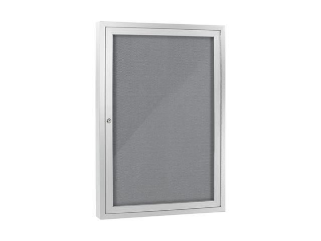 Enclosed Bulletin Board with Locking Door, Outdoor Bulletin Board Weatherproof, Lockable Display Case for Home, Office, and Community Use(23.6L x...