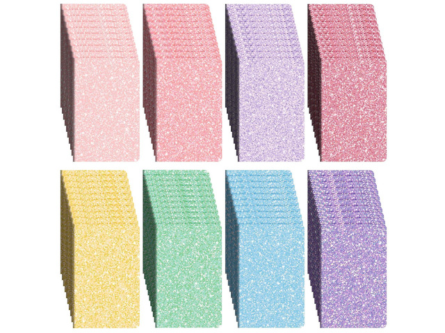 80 Pack Glitter Notebooks Bulk 8.3x5.5 Inch Glitter Lined Paper Journals Pack, 60 Pages 30 Sheets A5 Size Travel Writing Notebooks for Teens Women...