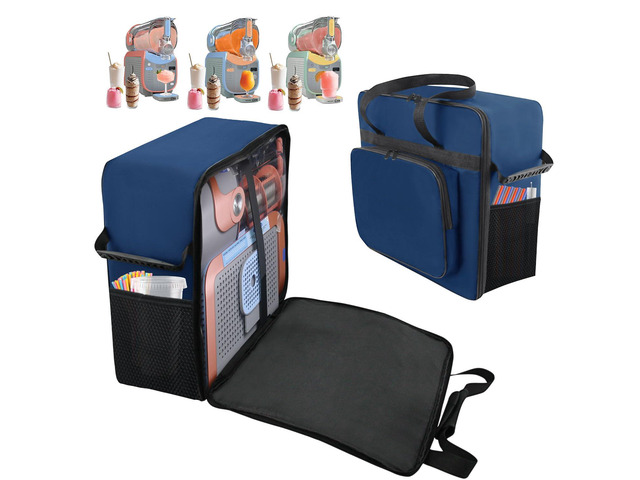 Carrying Bag for Ninja SLUSHi Max Slushie Machine FS605, Blue Portable Outdoor Frozen Drink Maker Travel Bag - Front-Opening, Bag for Ninja...