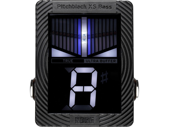 Pitchblack XS Compact Chromatic Bass Guitar Pedal Tuner w/ Four Display Modes and High Visibility Display (PBXSBASS)