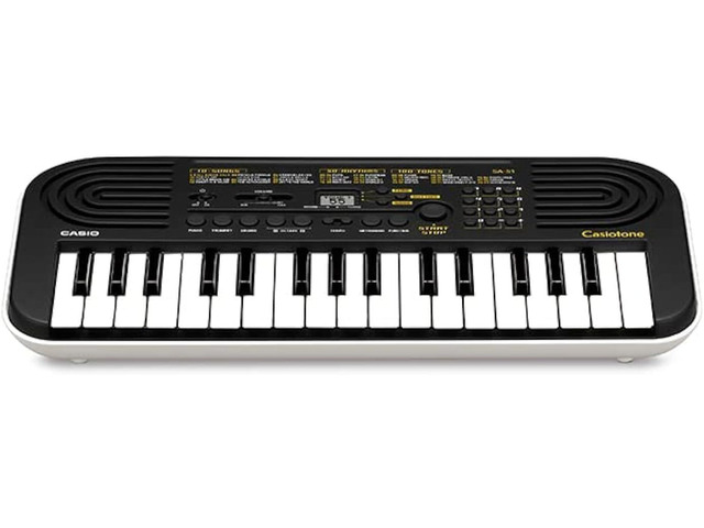 tone SA-51 32-Key Compact Digital Keyboard Portable Electronic Piano with 100 Tones, 50 Rhythms & Built-In Songs Battery Powered